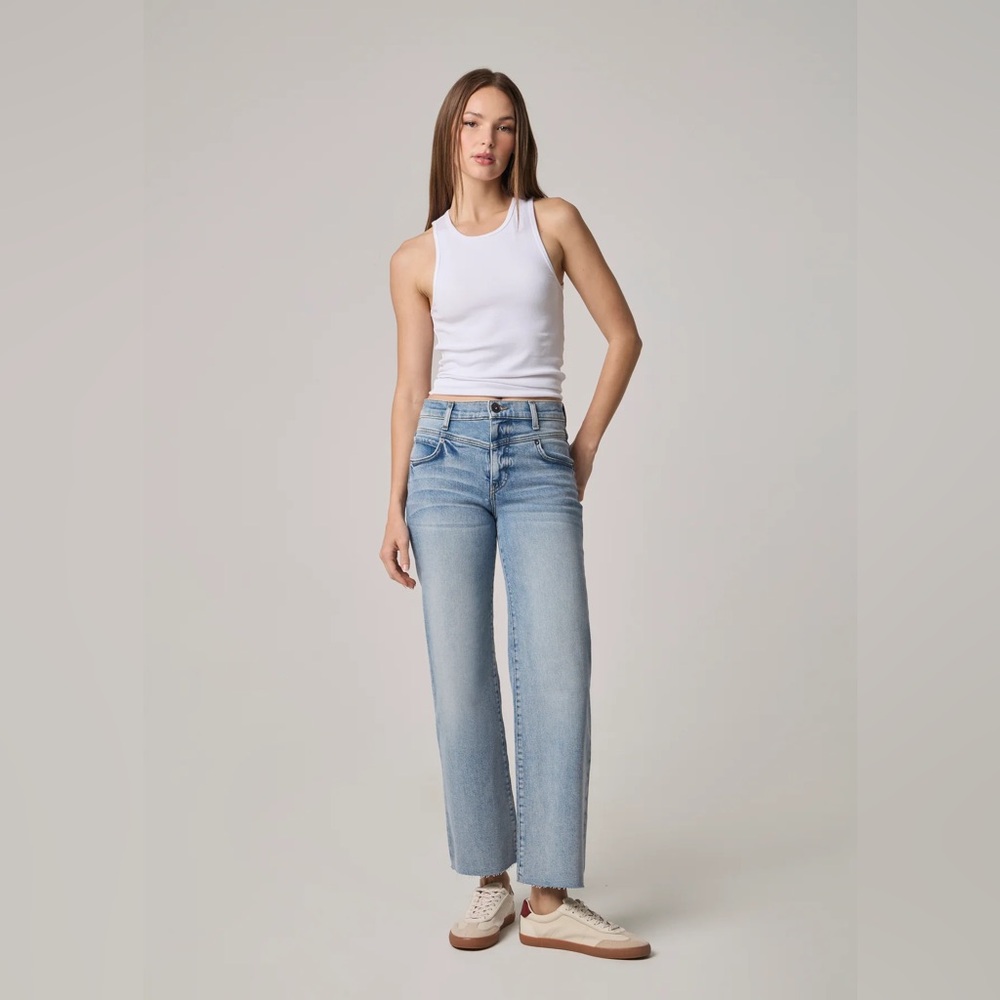 conrad high rise wide leg jean NWT